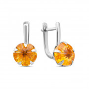 Серьги С4350352 2 Цитрин fancy cut 9