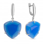 Серьги С4350364 2 Агат триллион 28