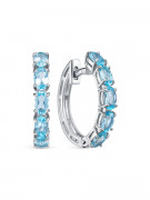 Серьги С4350393 10 Апатит овал 2,4